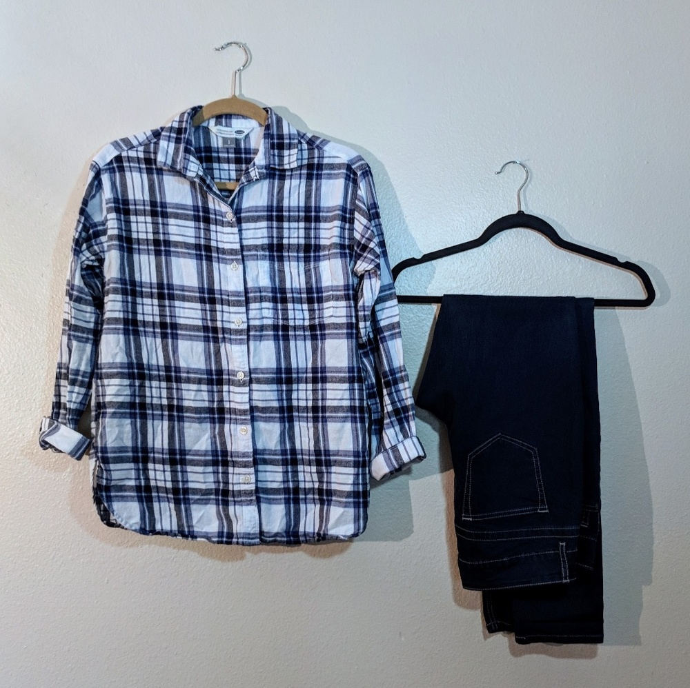 Old Navy Womens Button Up Shirt sz Small